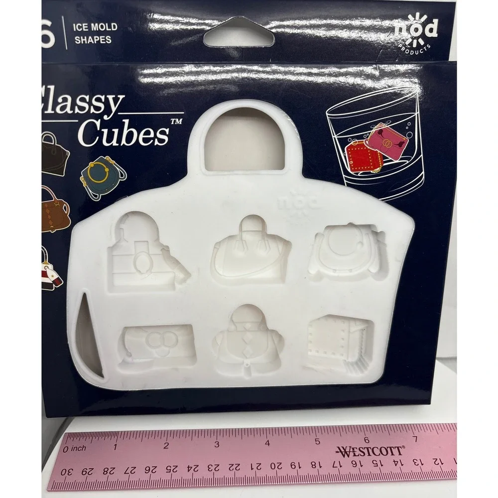 Nod Classy Cubes Ice Mold Shapes Handbag‎ Purse Theme New Party Hostess House